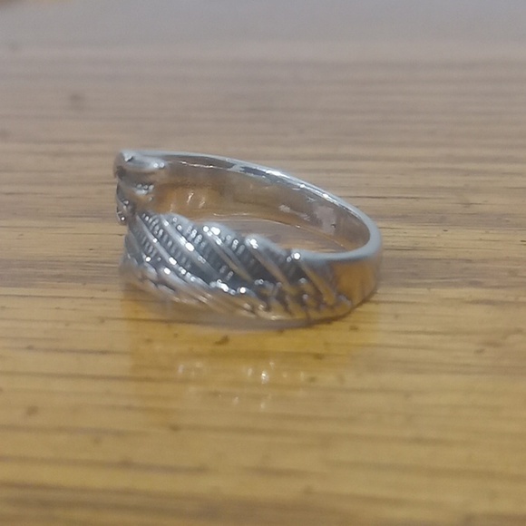 Sterling silver wings ring (adjustable size) - Picture 3 of 4